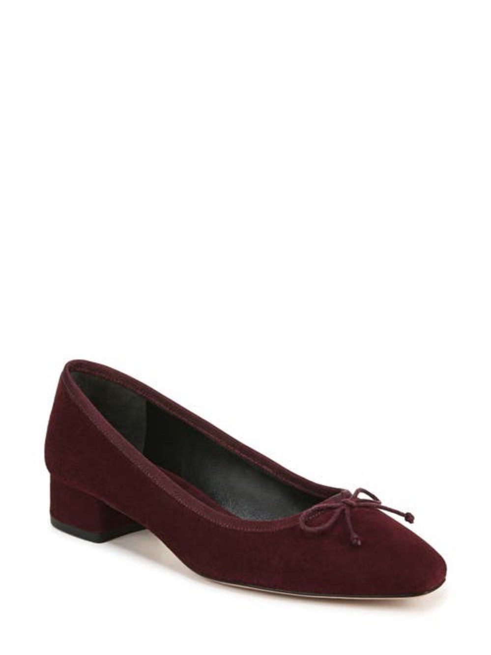 Veronica Beard Cecile Square Toe Pump Açaí